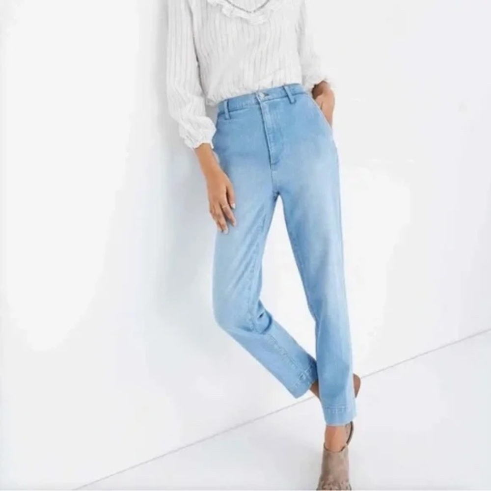 Madewell Light Wash Cropped Ankle Jeans Size 31